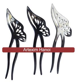 Horn Hairpin, Horn Hair Clip, Horn Ponytail